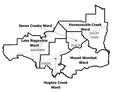Strathbogie Shire Council municipal map