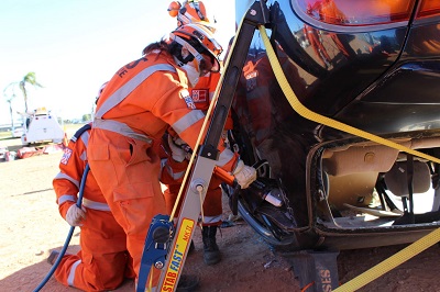 Road crash rescue training