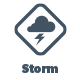 Hazard icon storm