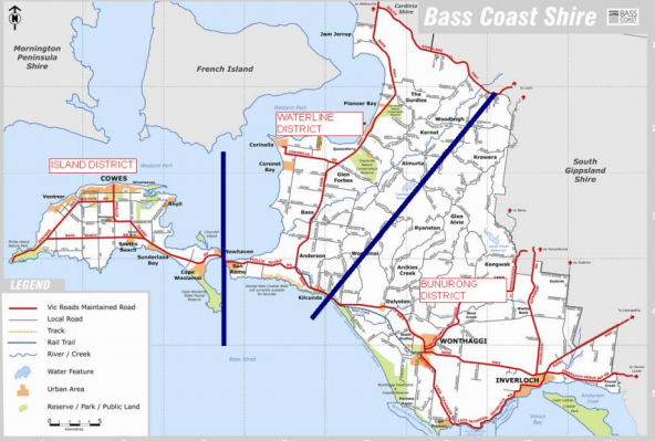 Bass Coast Municipality Map