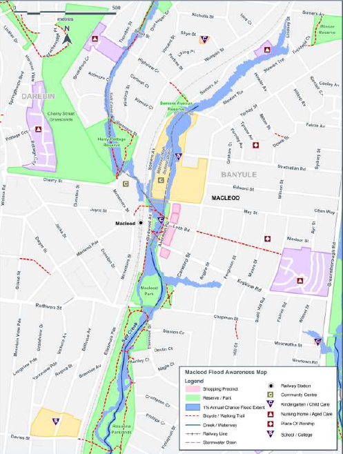 Macleod Flood Awareness Map 