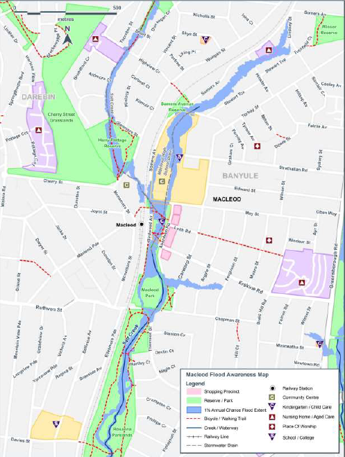 Macleod Flood Awareness Map ​