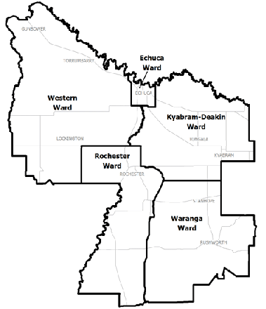 Campaspe municipal map