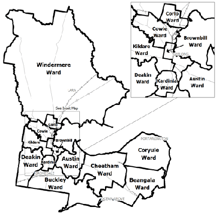 city of geelong municipal map
