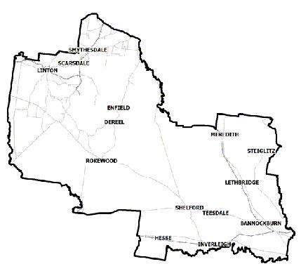 Golden Plans Municipal map