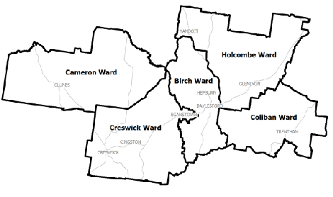 Hepburn municipal map