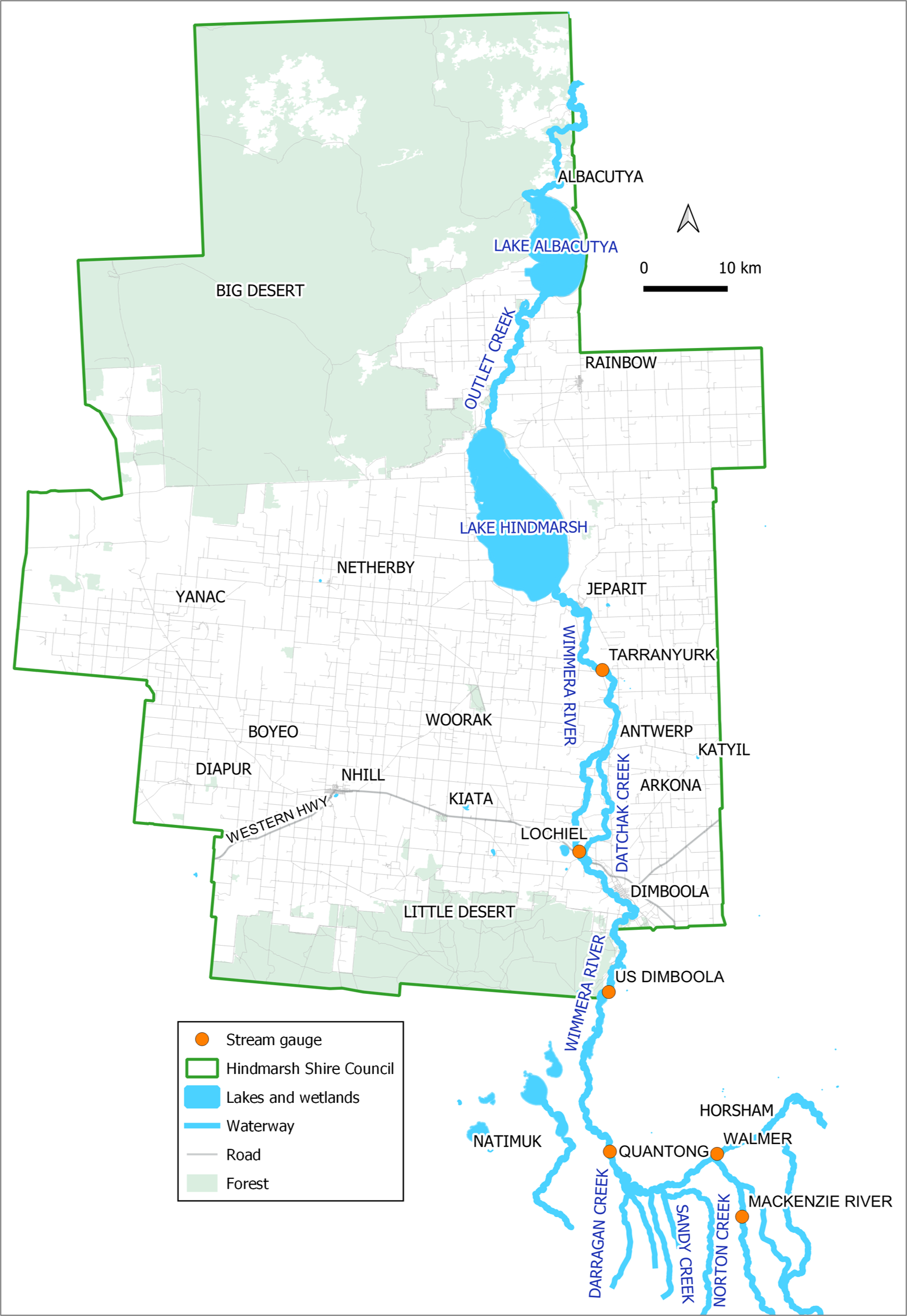 Hindmarsh municipal map