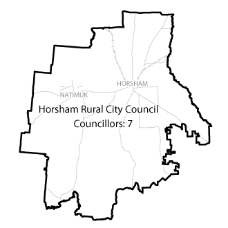 Horsham Rural City municipal map