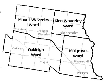 Monash Council Municipal map