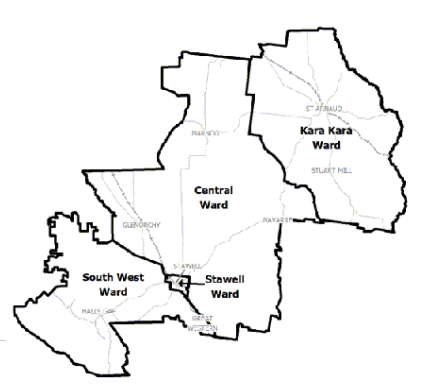 Northern Grampians Shire Council municipal map