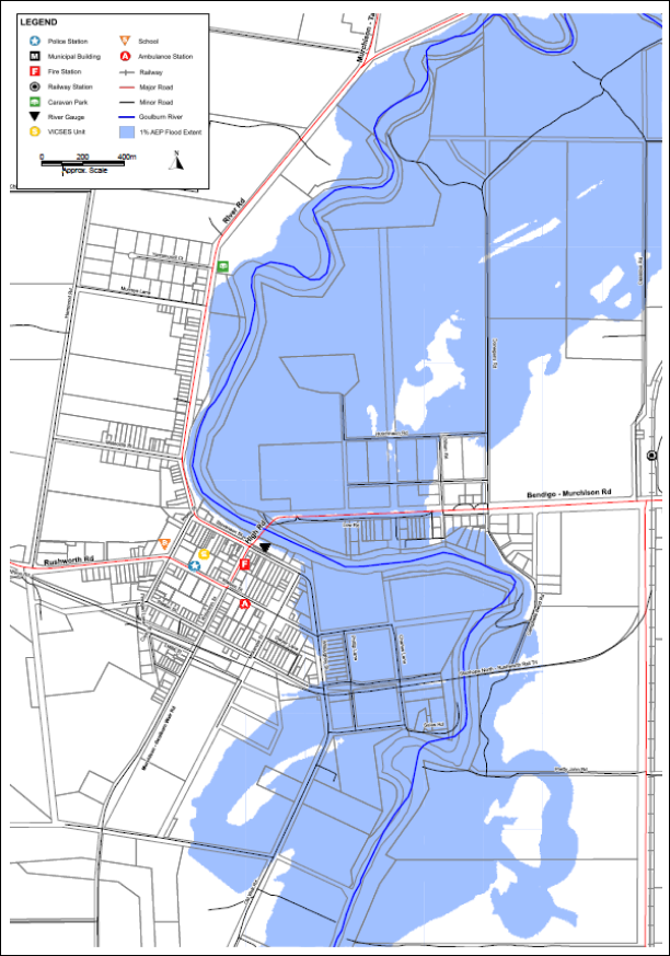 Murchinson flood map