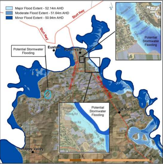 Robinvale Flood map