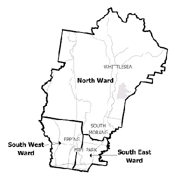 Whittlesea City Council Municipal map.