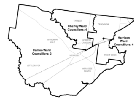 Wyndham City Council municipal map