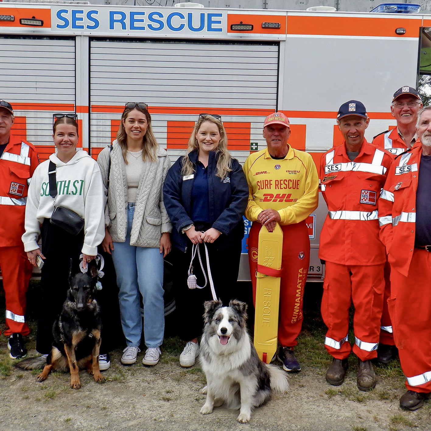 VICSES volunteers, LSV volunteers, and members of the public, Sunday, 4th December 2022.