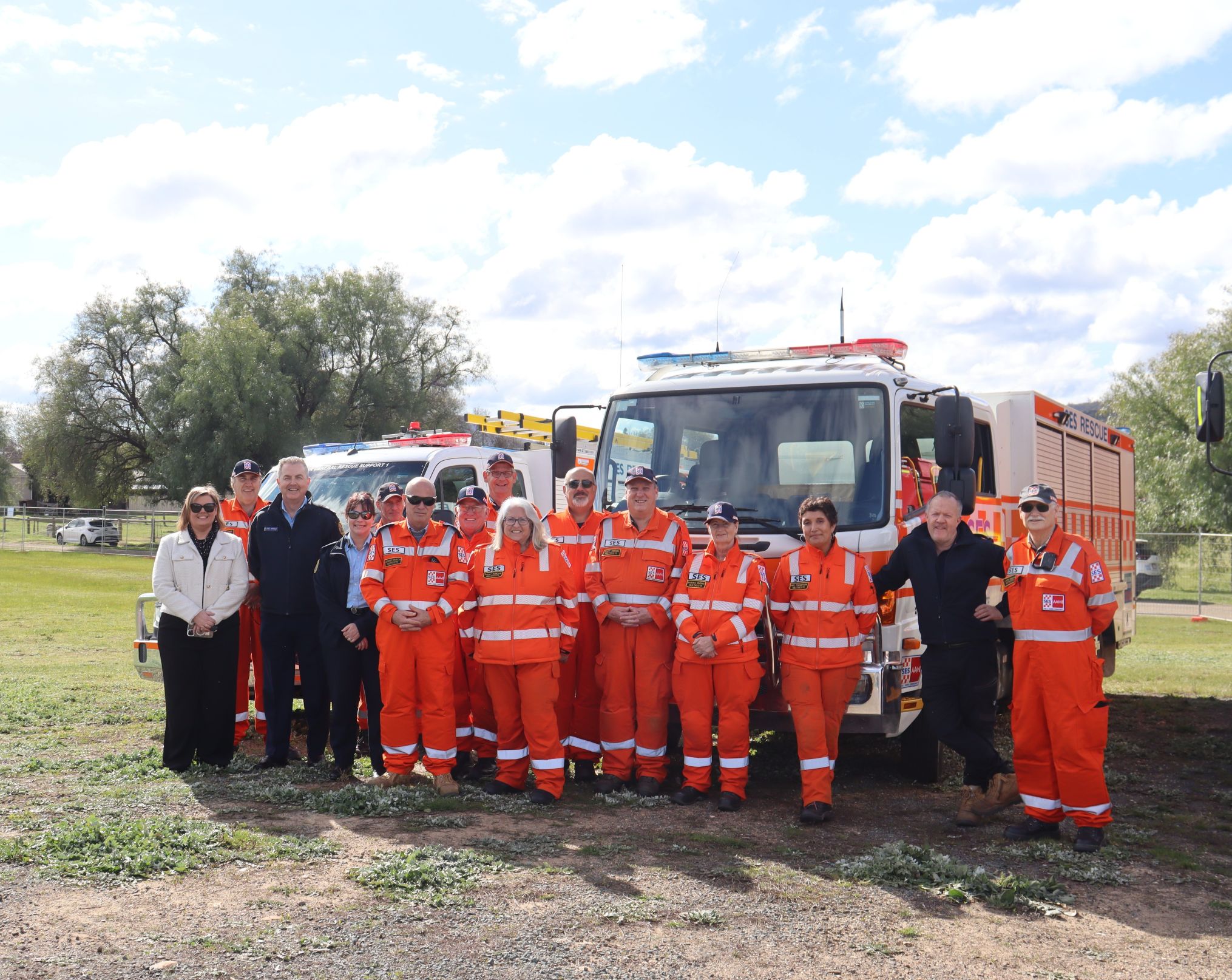 VICSES volunteers from the Heathcote and Rochester units attended the opening of the new emergency services hub, alongside Deputy Chief Officer Western Region Greg Swindells and Acting Chief Executive Officer Debbie Mann.